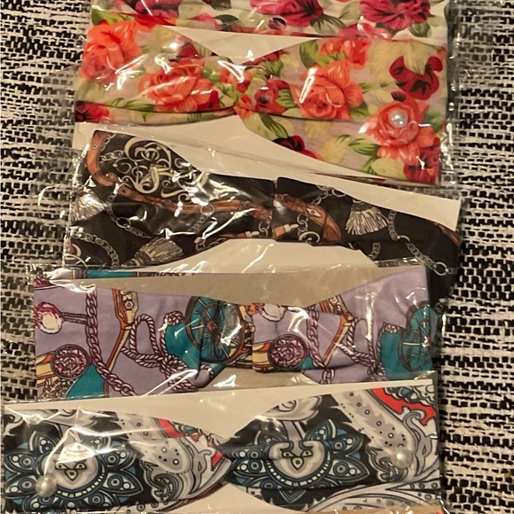 Colorful Patterned Headbands Set - Picture 2 of 10
